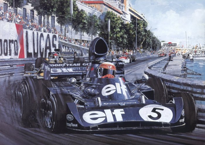 Jackie Stewart World Champion in 1969, 1971 and 1973